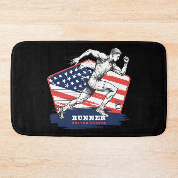 Item preview, RUNNER - USA - SPORT SQUAD - 1 designed and sold by ArtProjectShop.
