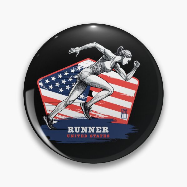 Item preview, RUNNER - USA - SPORT SQUAD - 2 designed and sold by ArtProjectShop.