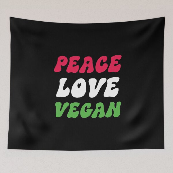 Item preview,  peace love vegan  designed and sold by uniqueyou12.