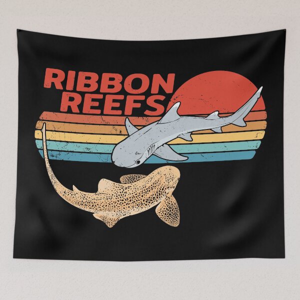 Item preview, Ribbon Reefs Australia Zebra Shark designed and sold by NicGrayGraphic.