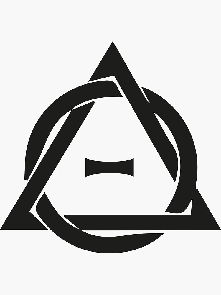 Theta-Delta Therian Symbol Therianthropy | Sticker