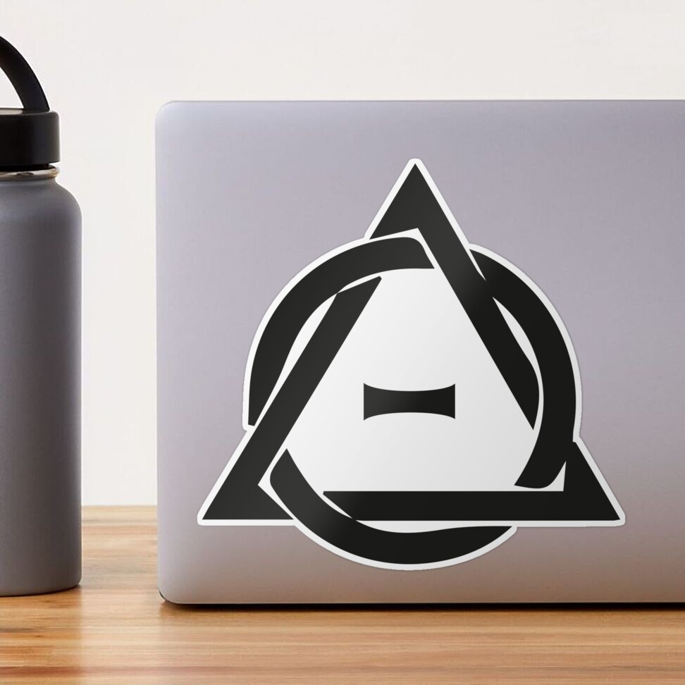 Theta-Delta Therian Symbol Therianthropy Sticker for Sale by PD