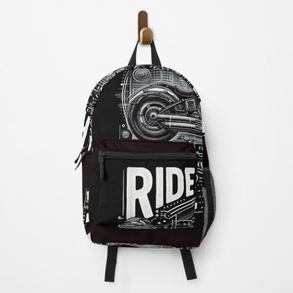 Item preview, Ride Hard Live Free: Epic Motorcycle Lifestyle Gear for Adventurous Riders designed and sold by ThrottlePixels.