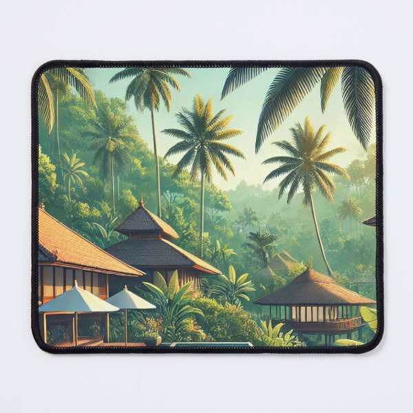Item preview, YOGA BALI Digital Art TravelPoster designed and sold by TravelMarvel.