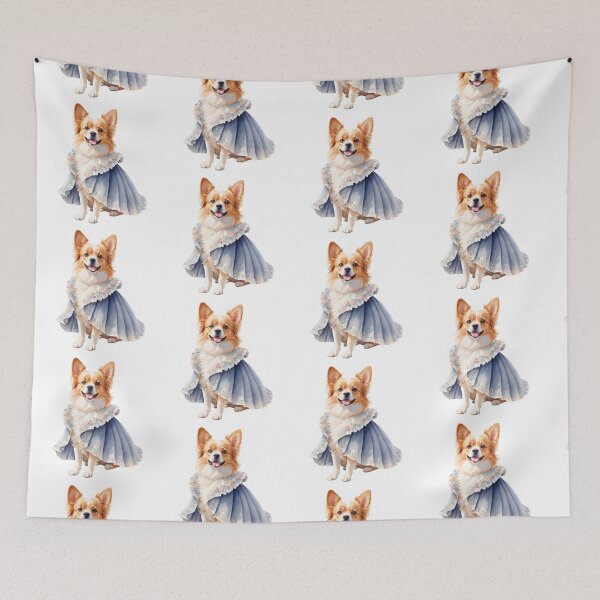 Item preview, Adorable Watercolor Retro Dog Character designed and sold by Victoria Riabov.