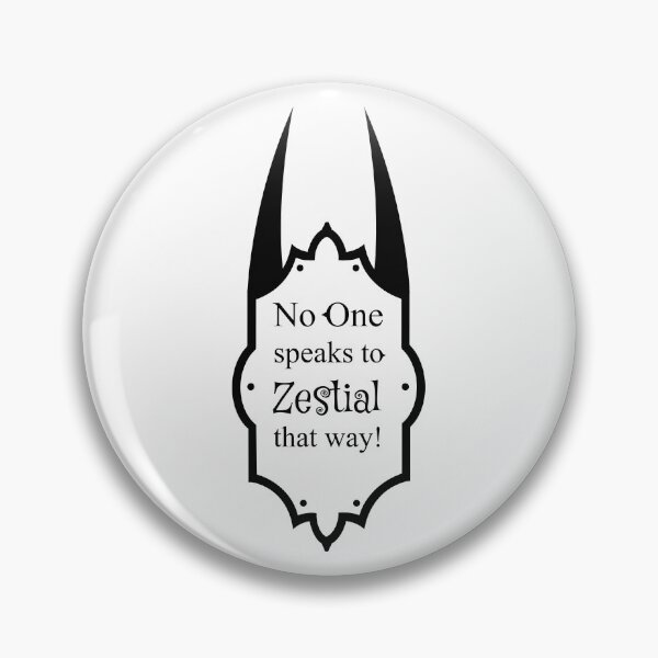 Item preview, Hazbin No one speaks to Zestial that way BLCK designed and sold by angsty-angst.