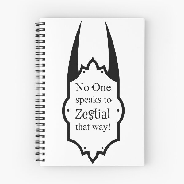 Item preview, Hazbin No one speaks to Zestial that way BLCK designed and sold by angsty-angst.