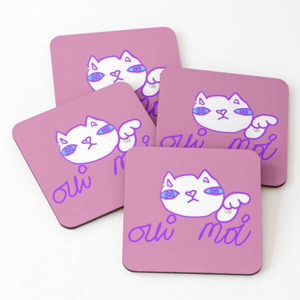 Item preview, LaMaisonOfMY OUI MOI CAT POKER-FACED COLLECTION NO.1 PINK designed and sold by LaMaisonOfMY.
