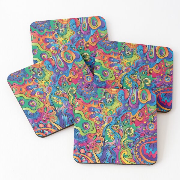 Item preview, bright pattern, designed and sold by GalynaLB.