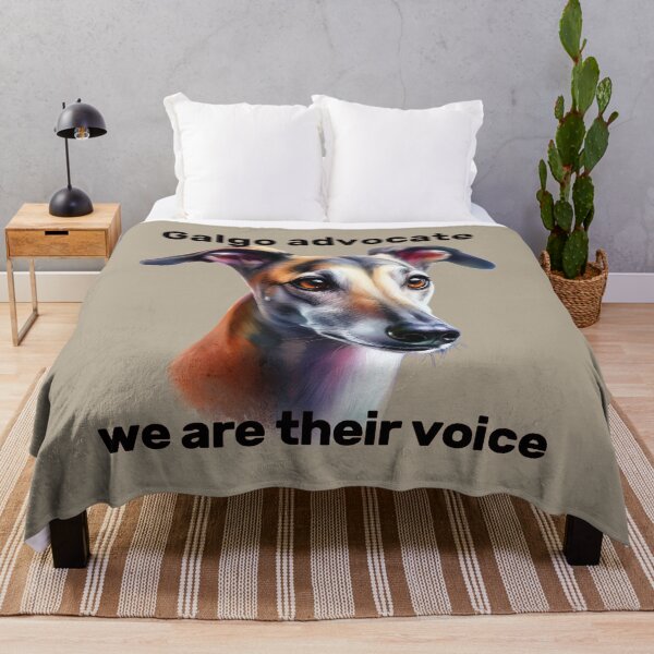 Item preview, Advocate of the Galgos - We give them a voice - Galgo Español in watercolor designed and sold by Berlini.