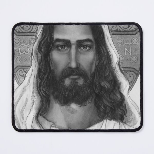 Item preview, Jesus Shroud of Turin art (black & white) designed and sold by Angela Arts.
