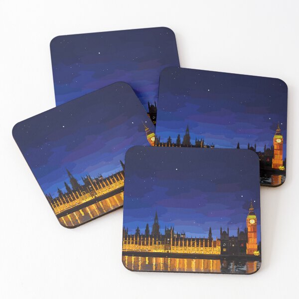 Item preview, London Night Sky Drawing designed and sold by DrawnByMatt.