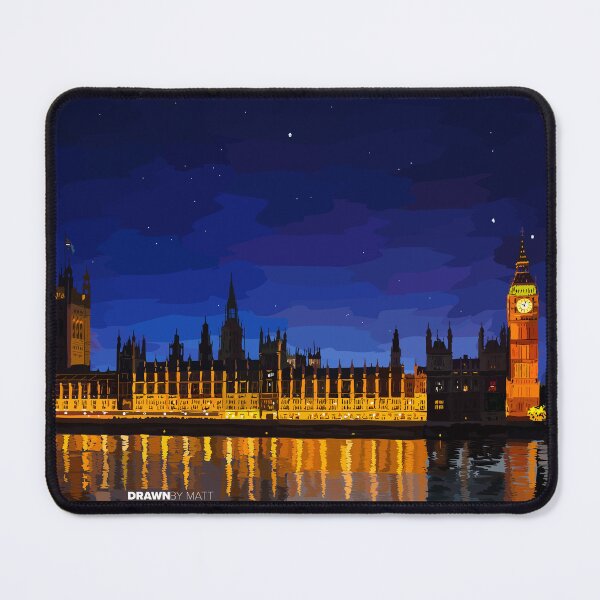 Item preview, London Night Sky Drawing designed and sold by DrawnByMatt.