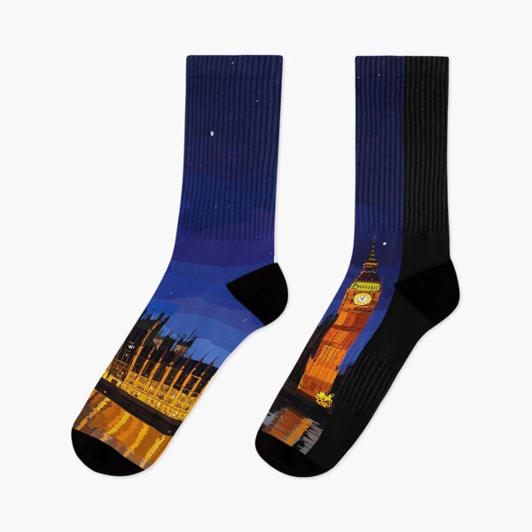 Item preview, London Night Sky Drawing designed and sold by DrawnByMatt.