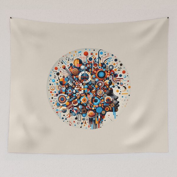 Item preview, Afro-Style Woman Abstract Chromatic Fusion designed and sold by Indoni.