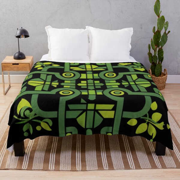 Item preview, Leafy Simplicity: Green with Geometric Logo designed and sold by Art-Vortex-fr.