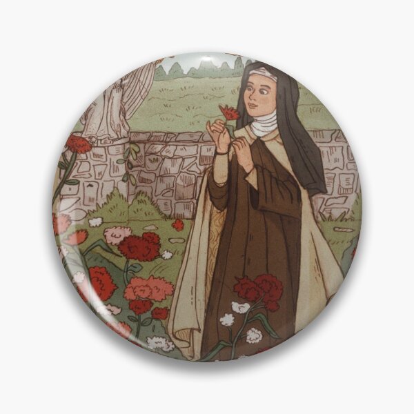 Item preview, St. Thérèse of Lisieux in the garden designed and sold by Angela Arts.
