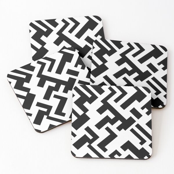 Item preview, Black Geometry Pattern designed and sold by Liza36designs.
