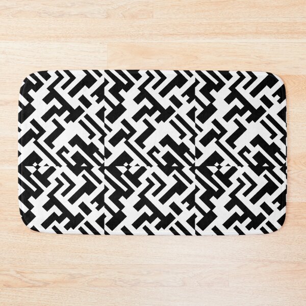 Item preview, Black Geometry Pattern designed and sold by Liza36designs.
