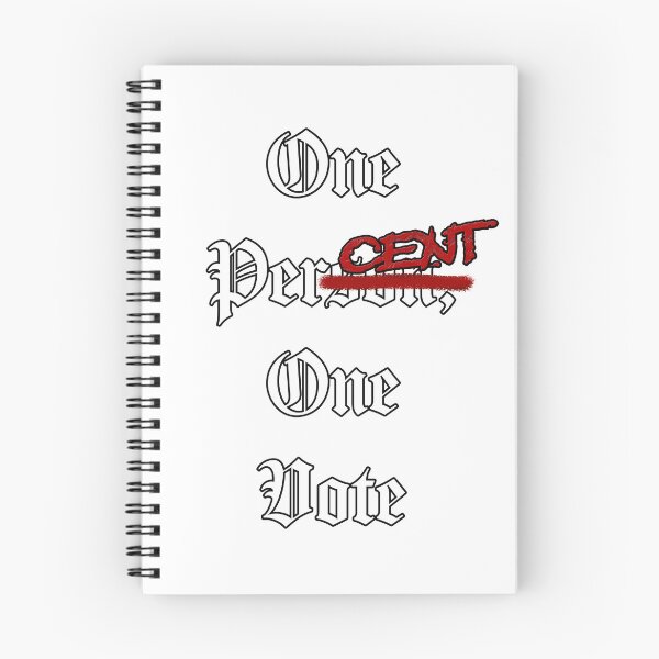 Item preview, One Percent, One Vote - Democracy in Crisis designed and sold by Matthew Kinnersly.