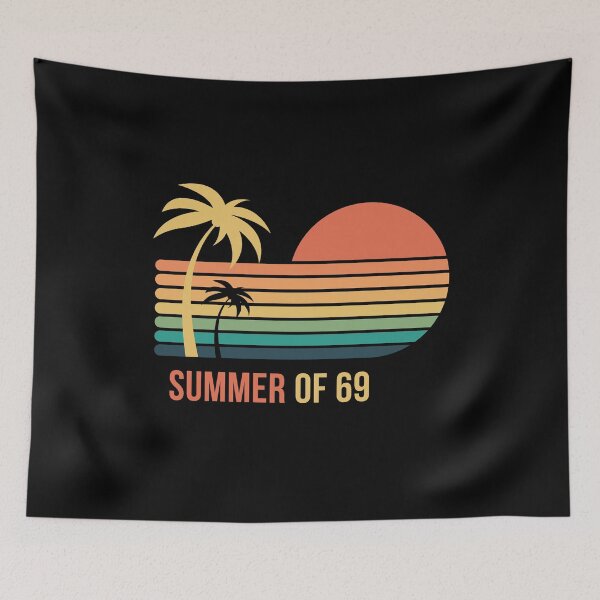 Item preview, Unisex Apparel - 'Summer of 69' Slogan Custom Design designed and sold by Designer-Haven.