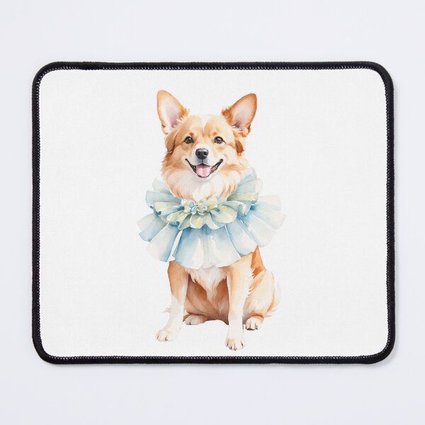 Item preview, Playful Watercolor Dog in Retro Fashion designed and sold by Victoria Riabov.