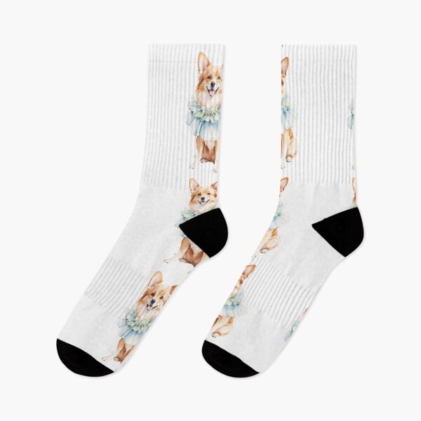 Item preview, Playful Watercolor Dog in Retro Fashion designed and sold by Victoria Riabov.