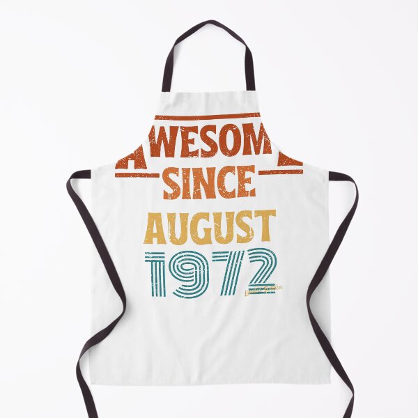 Item preview, August Birthday 1972 Awesome Since August 1972 Retro Vintage Gift designed and sold by CCey.