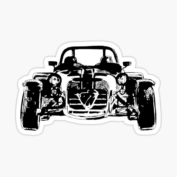 Lotus Caterham 7 British voiture de sport Sticker