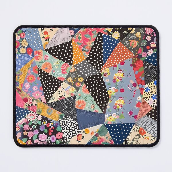 Item preview, “Colorful Irregular Patchwork Patterns” designed and sold by Art-Vortex-fr.