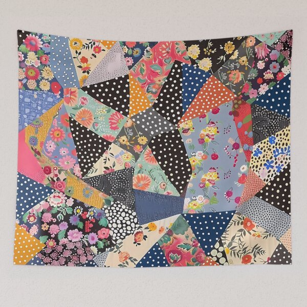 Item preview, “Colorful Irregular Patchwork Patterns” designed and sold by Art-Vortex-fr.