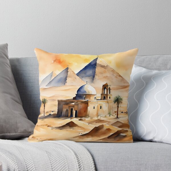 Artikelvorschau, 1.AD Alte Kirche - Ägypten in Aquarellen entworfen und verkauft von fluidwatercolor.