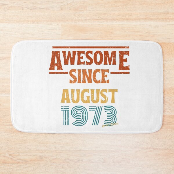 Item preview, August Birthday 1973 Awesome Since August 1973 Retro Vintage Gift designed and sold by CCey.