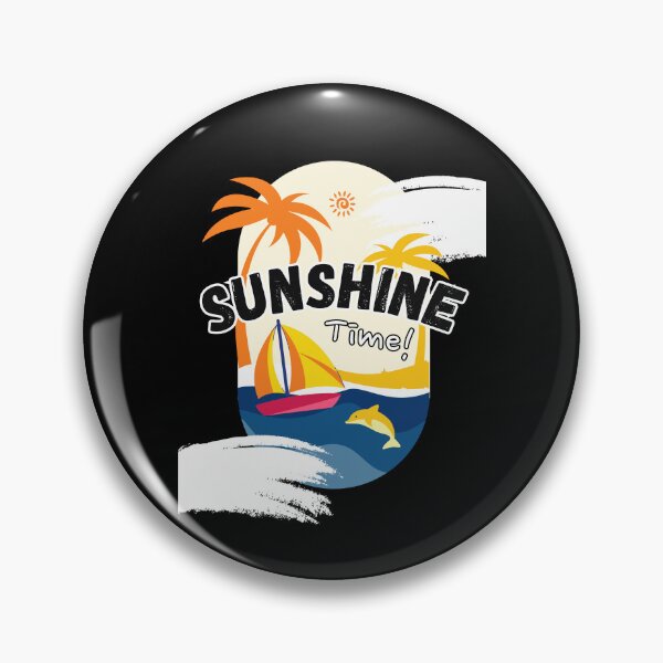 Item preview, Unisex Apparel - 'Sunshine Time' Custom Slogan Design designed and sold by Designer-Haven.