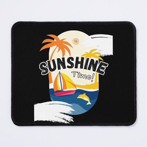 Item preview, Unisex Apparel - 'Sunshine Time' Custom Slogan Design designed and sold by Designer-Haven.