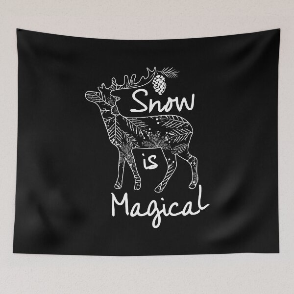 Item preview, Snow Is Magic: Enchanted Deer Design designed and sold by Luxuriously.
