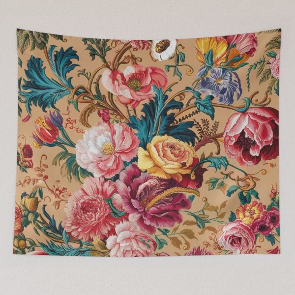 Item preview, Vintage Floral Print designed and sold by whitecat23.
