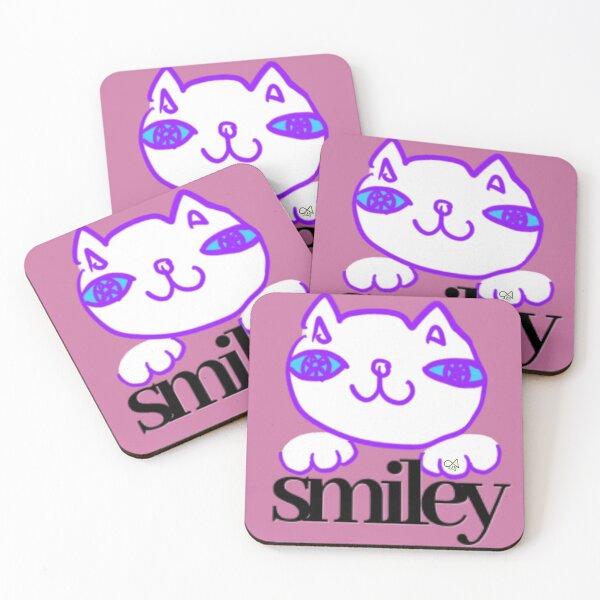 Item preview, LaMaisonOfMY OUI MOI CAT SMILEY-FACED COLLECTION NO.5 PINK designed and sold by LaMaisonOfMY.
