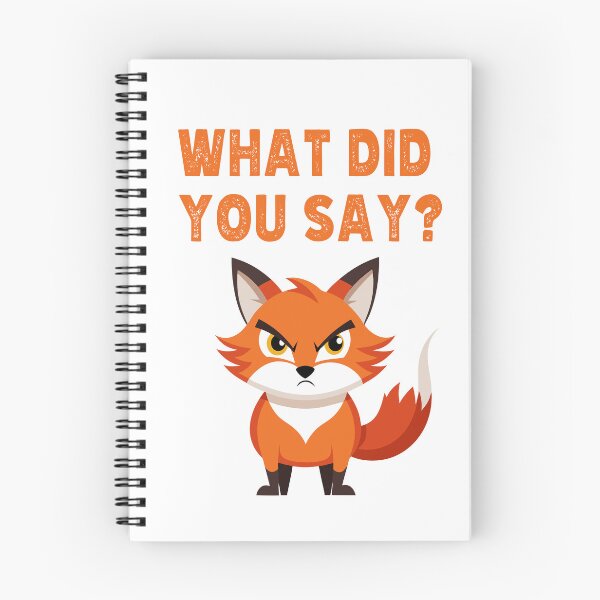 Item preview, A cute angry fox designed and sold by Theinspira1.