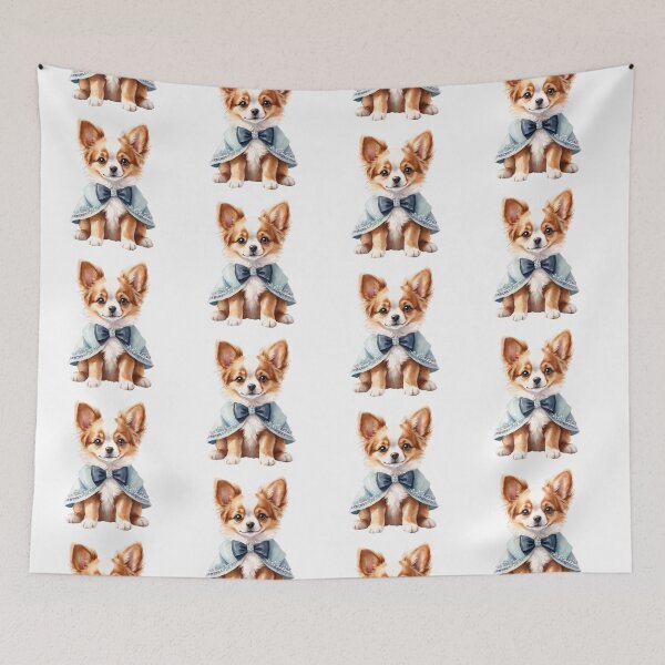 Item preview, Watercolor Dog Retro Fantasy designed and sold by Victoria Riabov.