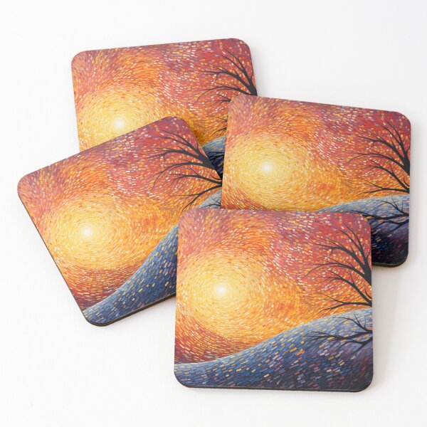 Item preview, Sun Swirls - Pointillism designed and sold by KootenayDesigns.