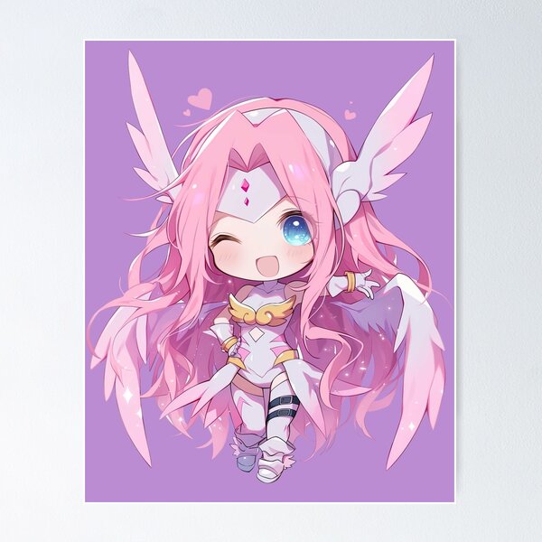 Item preview, Pink Chibi Valkyrie designed and sold by A-Artistries.