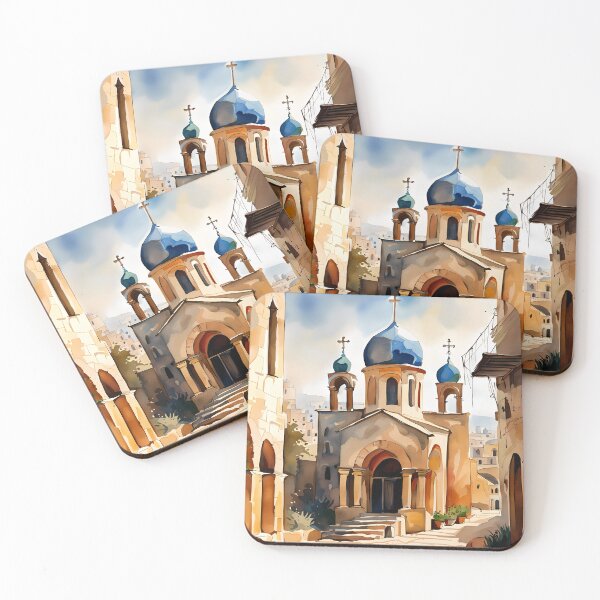 Item preview, 1.AD Old Church of the Nativity In Watercolours  designed and sold by fluidwatercolor.