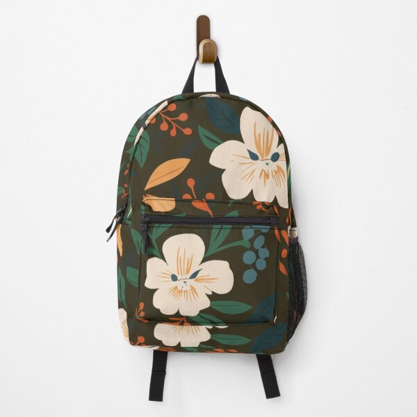 Item preview, Brown Floral Print designed and sold by whitecat23.