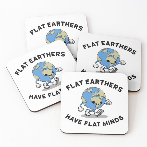 Item preview, Flat earthers have flat minds designed and sold by NinoMelon.