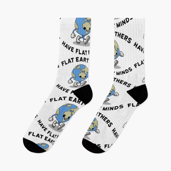 Item preview, Flat earthers have flat minds designed and sold by NinoMelon.
