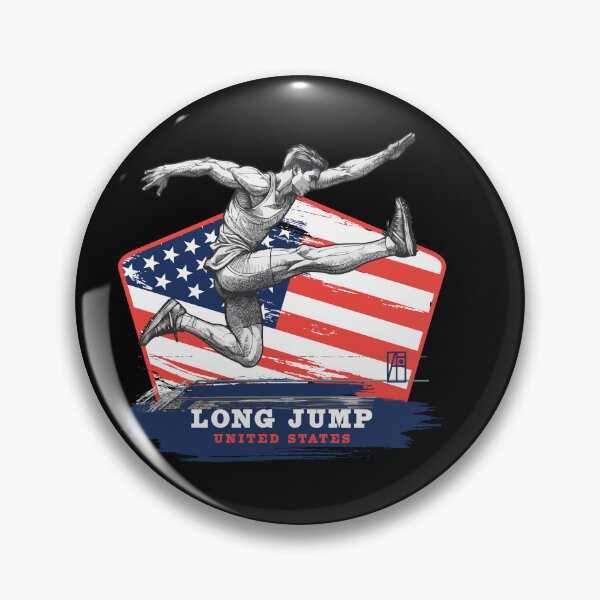 Item preview, LONG JUMP - USA - SPORT SQUAD - 1 designed and sold by ArtProjectShop.