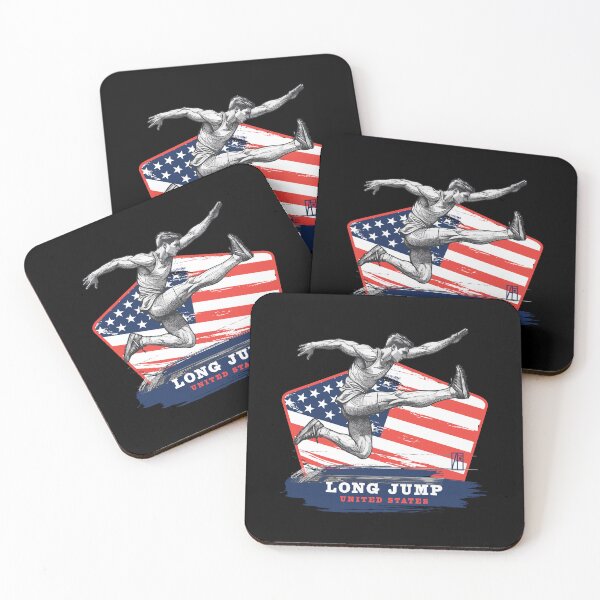 Item preview, LONG JUMP - USA - SPORT SQUAD - 1 designed and sold by ArtProjectShop.