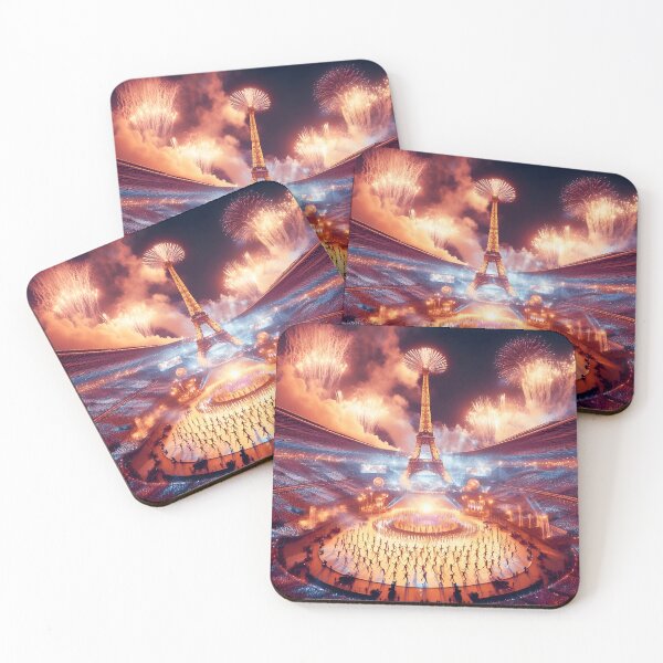 Item preview, Athletic Olympics Opening Ceremony Art illustration designed and sold by SideKickCreates.
