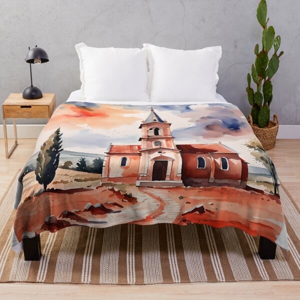 Item preview, 1.AD Old Church Croatia In Watercolours  designed and sold by fluidwatercolor.